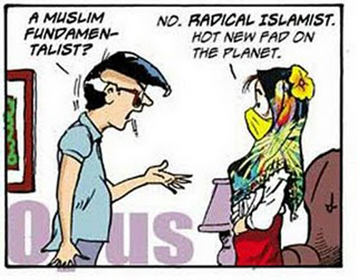 Det är islam, inte radikal/fundamental/konservativ islamism.
